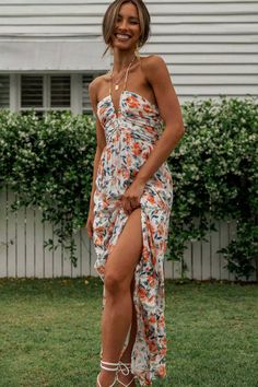 Floral Print Chiffon Maxi Dress, Print Chiffon Maxi Dress, Spring Event, Floral Print Chiffon, Skirt Maxi, Backless Maxi Dresses, Chiffon Maxi, Chiffon Maxi Dress, Flowy Skirt