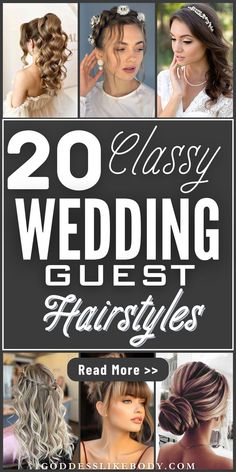 20 Classy Wedding Guest Hairstyles to Look Chic Wedding Guest Top Knot, Wedding Guest Hairstyles For Medium Hair Shoulder Length, Hairstyles For Attending A Wedding, Cute Hairstyles For Wedding Guest, Hair Styles For A Wedding Guest