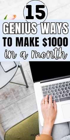 How to Make an Extra $1000 a Month - Mozie Saving Money Aesthetic, Small Business Ideas For Women, Side Hustles From Home, Hustles For Women