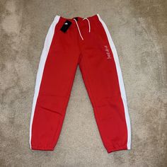 Brand new with tags Nike Sportswear JDI Heavyweight Red Loose Fit Sweatpants BV5535-657 Men’s Sz S. Free first class shipping Active Wear Pants, First Class, Nike Sportswear, Active Wear, Loose Fitting, Shoe Accessories, Sweatpants, Mens Accessories, Mens Outfits