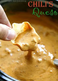 This is a copycat version of Chili's Queso Dip which is one of my family's favorites. Chili Queso Dip, The Girl Who Ate Everything, Chili Dip, Dip Easy