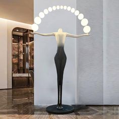 Liberty Sculpture Floor Lamp - Docos Dynamic Sculpture, House Appliances, Free Standing Sculpture, Classic Wall Lights, Crystal Wall Lighting, Classic Chandeliers, Silhouette Photography, Staircase Lighting, Led Design