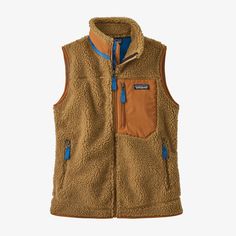 Patagonia Women's Classic Retro-X® Fleece Vest Brown Sleeveless Vest For Outdoor Activities, Moisture-wicking Sleeveless Vest For Outdoor Activities, Patagonia Sporty Outdoor Fleece Jacket, Functional Windproof Hiking Vest, Sleeveless Vest With Fleece Lining For Outdoor Activities, Patagonia Sporty Fleece Jacket With Fleece Lining, Sporty Patagonia Fleece Jacket With Fleece Lining, Casual Hiking Vest With Fleece Lining, Sporty Windproof Outdoor Vest