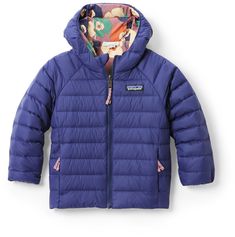 Your little adventurer will be warm in the highly versatile  windproof toddlers' Patagonia Reversible Down sweater hoodie. It's almost like getting 2 jackets for the price of 1. Playful Winter Outerwear For Outdoor Activities, Playful Hooded Outerwear For Outdoor Activities, Patagonia Hooded Outerwear With Adjustable Hood, Toddler Hoodie, Rei Co-op, Patagonia, Sweater Hoodie, Winter Jackets