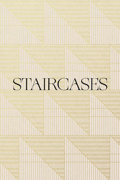 the cover of starcases, which is written in black on a beige background