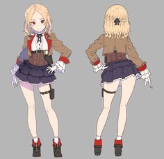 Character Modeling, Anime Outfits, 그림 그리기