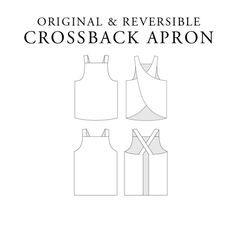 the original and reversible crossback apron pattern