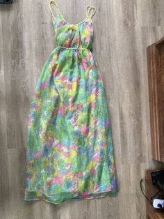 1960s Dorsay Vintage Nightgown Floral | eBay Vintage Sleeveless Dress For Sleepover, Multicolor Floral Print Dresses For Loungewear, Sleeveless Multicolor Dress For Sleepover, Vintage Loungewear Dresses For Spring, Multicolor Sleeveless Dress For Sleepover, Green Spring Dress For Sleepover, Floral Print Sundress For Loungewear, Green Spring Dress For Sleepovers, Spring Green Loungewear Dresses