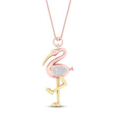 Flamingo Balloons, Flamingo Necklace, Animal Necklace, Jewelry Advice, Necklace Clasps, Pendent Necklace, Pet Necklace, Cute Necklace, Gold Plated Necklace