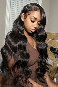 Hair Ponytail Styles, Hair Laid, Body Wave Wig, Front Lace Wigs Human Hair, Lace Hair, Side Part, Hair Weave