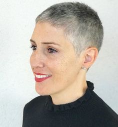 Buzz Cuts For Women Over 50, Buzz Haircut, Shaved Hair Cuts, Buzz Cuts