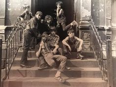 The gang on the stoop West 47th Street Hells Kitchen (NYC) pre-gentrification (1979) Photo by Marcia Bricker Halperin - ThorGift.com - If you like it please buy some from ThorGift.com Hells Kitchen Nyc, Class Family, Hell’s Kitchen, Hells Kitchen, Working Class, Photo Memories, Old Pictures, Vintage Photos