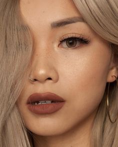 Here’s to the fierce ones. | Brown Lipstick | #asianmakeup | THE BEAUTY VANITY Brown Lipstick, Matte Lipstick, Wedding Makeup, The Beauty