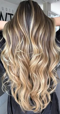 Caramel Blonde Hair, Balayage Long Hair, Honey Blonde Hair Color, Rambut Brunette, Hair Color Caramel, Balayage Hair Dark