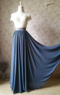 DUSTY BLUE Chiffon Maxi Skirt Beach Wedding Maxi Chiffon Skirt Dusty Blue Bridesmaid Skirt sold by Dressromantic. Shop more products from Dressromantic on Storenvy, the home of independent small businesses all over the world. Chiffon Skirt Outfit, Wedding Skirt Outfit, Chiffon Outfit, Bridesmaid Skirt, Dusty Blue Bridesmaid, Long Chiffon Skirt, Bridesmaid Skirts, Skirt Beach, Wedding Party Bridesmaid