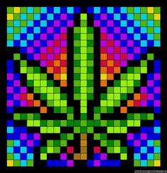 an image of a colorful flower made out of squares