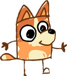 an orange and white cat with big eyes pointing at something in the air while standing on its hind legs