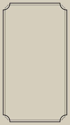 a black and white drawing of a rectangle shaped frame on a beige background with an ornate border around the edges