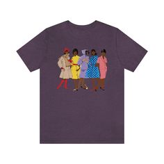 This adult unisex shirt features 5 women dressed and gathered together in vintage style fashions. It's a tee for fashion history buffs and stylish girls too. The material is 100% cotton and soft enough for trips to the lab or longer journeys. Available in multiple sizes and several colors. It offers a retail fit with side seams that provide greater durability. Check the included measurement chart for just the right fit. An excellent gift for us. Measurement Chart, Fashion History, Stylish Girl, Unisex Shirt, Shirt Style, Vintage Style, Lab, Vintage Fashion, Mens Graphic Tshirt