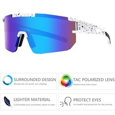 🔥 Ship within 48 hours after payment🔥 30 Days Easy Return🔥 100% Money Back Guarantee🔥 Ship direct from our US Warehouse, 3-7 Days Free Shipping Overview: UV400 anti-glare - The big sunglasses can block harmful UVA and UVB rays, can eliminate glare and reduce eye fatigue，so as to provide you with a clear vision. TR90 Frames -The one-piece wide-sided periphery stabilizes the lens body and does not deform after long-term use. Lightweight, after wearing it, there is no other feeling besides beco Cost Of Goods Sold, Big Sunglasses, Polarized Glasses, Clear Vision, Sports Sunglasses, Sunglasses For Men, Polarized Sunglasses, How To Be Outgoing, Uv Protection