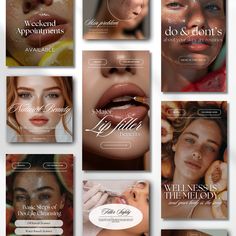 Boost your skincare or medspa business with customizable, easy-to-use Instagram templates designed for estheticians, dermatologists, and skincare coaches. These Canva templates include ready-to-use social media posts, faceless reels, and branding kits tailored for beauty professionals. Perfect for skincare social media, esthetician Instagram posts, and medspa Instagram templates, our designs help you maintain a cohesive online presence. Ideal for beauty business owners seeking digital templates for social media success. Tailored for medspa and beauty businesses, they simplify content creation while enhancing your social media strategy, attracting more clients effortlessly. These editable Canva templates are designed to help you create stunning, cohesive, and professional social media posts Spa Social Media Posts, Med Spa Instagram, Skincare Social Media, Spa Instagram, Esthetician Instagram, Aesthetic Nurse, Botox Filler, Templates Aesthetic, Branding Kits