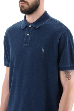 Ralph Lauren polo shirt crafted in pure pique cotton with the iconic logo embroidered at chest. It features ribbed spread collar and cuffs, half-placket with buttons and side slits. Slim fit with low-set sleeves. The model is 187 cm tall and wears size L. Size Info STANDARD Color Detail Blue Made In Vietnam Material 100% CO Season One fall Season Two winter Product clothing Brand Polo Ralph Lauren Size And Fit Ralph Lauren Polo Shirt, Latest Fashion Design, Ralph Lauren Polo Shirts, Ermanno Scervino, Cotton Polo Shirt, Cotton Polo, Ralph Lauren Polo, Shirt Sale, Collar And Cuff