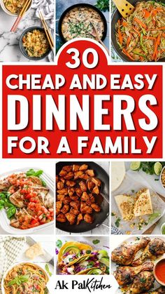 Easy Dinners For A Family, Cheap Dinners For A Family, Birthday Cake Decorating Ideas, Cake Decorating Ideas, Pasta Dinners, Savory Chicken, Cheap Dinners, Vegetarian Dinners, Easy Dinners