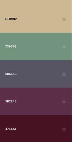 the color scheme for different shades of paint