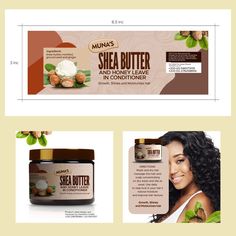 Davidson Grafix Skincare Product Label Design, Shea Butter Label Design, Product Flyer, Flex Banner Design, Product Packing, Flex Banner, Shea Butter Hair, Branding Design Packaging, Packaging Designs