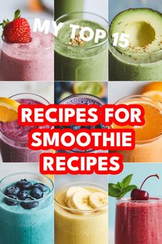 A photo of a Smoothie recipes Easiest Smoothie Recipes, Fruit Smoothie Recipes Healthy Easy, Mixed Fruit Smoothie Recipes, Smoothie Recipes No Milk, Healthy Smoothie Recipes Flat Belly, How To Make A Smoothie, Raspberry Smoothie Recipes Healthy, Power Smoothie Recipes, Fast Smoothie Recipes