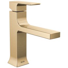 Single Handle Bathroom Faucet in Champagne Bronze 537-CZMPU-DST Champagne Bronze Bathroom, Transitional Bathrooms, Bronze Bathroom, Single Handle Bathroom Faucet, Single Hole Bathroom Faucet, Delta Faucets, Champagne Bronze, Single Hole Faucet, Bath Faucet