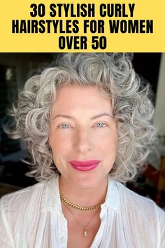 20 Top Curly Hairstyles For Women Over 60 Curly Hair Older Women, Medium Curly Haircuts, Side Bangs Hairstyles, Short Hairstyles Fine, Hairstyles For Women Over 60, Stay Forever, Radiate Confidence