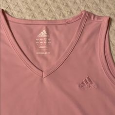 As Above. Beautiful Shade Of Pink. Adidas Sporty Sleeveless Tank Top, Adidas Sleeveless Tank Top For Sports, Adidas Sleeveless Sports Tank Top, Adidas Casual Tank Top For Sports, Spring Athleisure V-neck Tank Top, Spring V-neck Athleisure Tank Top, Adidas Tank Top For Summer Sports, Adidas Sleeveless Fitted Tank Top, Adidas Fitted Sleeveless Tank Top