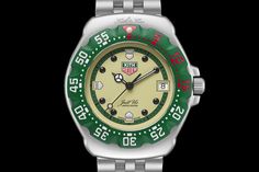 TAG Heuer x Kith Watches: Details about each new model Greubel Forsey, Tudor Pelagos, Arnold Son, Gerald Genta, Roger Dubuis, Patek Philippe Watches, Green Watch, Tag Heuer Watch, Girard Perregaux