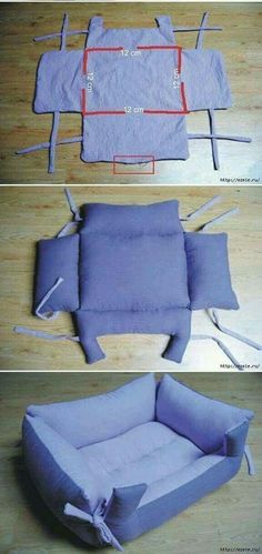 the instructions to make an inflatable bed for a child's play area