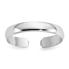 PRICES MAY VARY. 14k White Gold Toe Ring Approximate Metal Weight: 0.65 grams Approximate Width: 3 mm Gift Box included. Gift Box Included. 14k White Gold Toe Ring Approximate Metal Weight: 0.65 grams. Approximate Width: 3 mm. Gold Toe Rings, Toe Polish, Summer Beach Jewelry, Bow Jewelry, Toe Ring, Stone Gold, Jewelry For Her, Jewelry Companies, Toe Rings