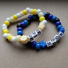 Rainbowcore Aesthetic, Kawaii Kandi, Kandi Ideas, Cute Couple Gifts, Bracelet Craft Diy