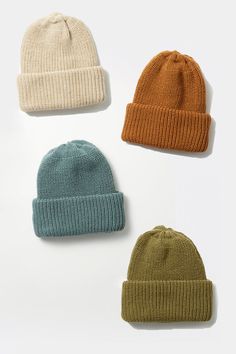 From ROTOTO a cozy, chunky knit beanie for all your wintering needs. The rib knit keeps the beanie perched comfortably on your head, while the generous hem folds into a cuff you can adjust to your liking. Choose from Cadet Blue, Light Brown, Light Olive, or Raw Beige. One size fits all. Made from 85% Acrylic and 15% Wool. Hand wash is recommended. Avoid tumble drying, as it may cause shrinkage. Cozy Solid Color Bonnet Cap, Casual Thick Beanie Hat, Ribbed Beanie Hats For Fall, Ribbed Beanie For Fall, Cozy Adjustable Solid Beanie, Cozy Solid Hats For Cold Weather, Cozy Solid Color Hats For Cold Weather, Cozy Ribbed Beanie For Fall, Cozy Ribbed Hat