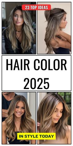 Edgy Hair Color Ideas For Brunettes, Warm Honey Blonde, Latest Hair Color Trends, Cool Ash Blonde, Burgundy Shades, Edgy Hair Color, Subtle Blonde Highlights, Short Or Long Hair, New Year Hairstyle