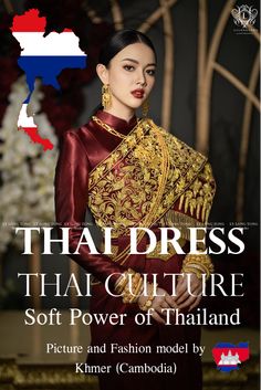 Thai dress is the soft power of Thailand that is popular with people all over the world. Because the Thai dress is a very beautiful dress. Tourists traveling to travel in Thailand They usually wear Thai dress and take pictures as souvenirs. Thai dress and Thai culture are also very popular in Cambodia. Khmer (Cambodian) people often buy Thai dress from Thailand. to put in a photo Or bring a Thai dress to use at a wedding. This set of pictures is of Khmer (Cambodian) people wearing Thai dress and using Thai culture as a prop. Travel In Thailand, Thailand Fashion, Soft Power, Thailand Travel, Fashion Model