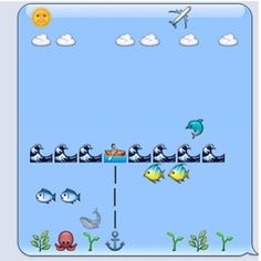 an old computer game with fish and sea animals