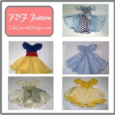 several different types of dresses for babies