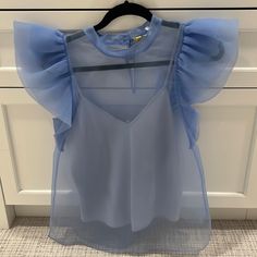 Jonathan Simkhai Top Worn Once To Cinderella Castle At Disney In Perfect Condition Cinderella Castle, Jonathan Simkhai, Womens Tops, Blue, Women Shopping, Color