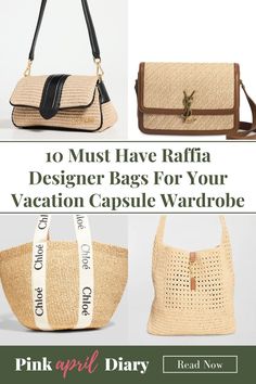 Ready to elevate your vacation style? Look no further than designer raffia bags, the ultimate chic accessory to add a touch of luxury to your vacation capsule wardrobe. In my latest blog post, I’ve curated a collection of the best Raffia designer bags that effortlessly blend functionality and high-end fashion, perfect for a chic getaway. Click the link to read more today!