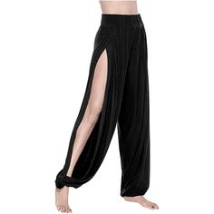 The Women's Harem Yoga Pants Baggy Loose Pajama Lounge Pants Wide Leg Trousers are the perfect blend of style and comfort. These baggy, loose pajama lounge pants feature a wide-leg design that allows for maximum movement and flexibility. Made from a soft and breathable fabric, these pants are perfect for yoga, meditation, or lounging at home. The harem style adds a unique and fashionable touch to these versatile pants. Whether you're hitting the yoga mat or curling up on the couch, these pants a Stretch Wide-leg Harem Pants For Loungewear, Harem Yoga Pants With Elastic Waistband For Loungewear, Baggy Wide Leg Yoga Pants For Loungewear, Baggy Full-length Wide Leg Pants For Loungewear, Stretch Harem Lounge Pants, Baggy Yoga Pants For Loungewear, Stretch Harem Pants For Loungewear, Baggy Full-length Harem Pants For Loungewear, Wide Leg Relaxed Fit Leggings For Loungewear