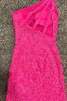 Pink Hoco Dresses Short, Short Cut Out Dress, Hot Pink Dress Formal Short, Homecoming Dress 2023, Hot Pink Hoco Dress, Hot Pink Homecoming Dress, Pink Hoco Dresses, Hot Pink Cocktail Dress, Pink Homecoming Dresses