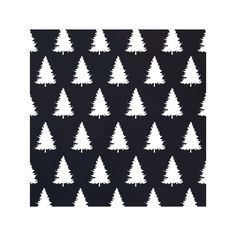 a black and white pattern with trees on it