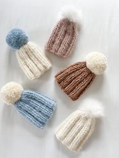 Our most popular gift for newborns! Our ribbed hat is the perfect gift for any little one arriving in the fall. With the option to cuff the hat when leaving the delivery room to uncuffing and wearing until chilly April days. Delivery Room, Pom Pom Hat, Little One, Ribbed Knit, Caps Hats, Pom Pom, Accessories Hats, Winter Hats, Knit Crochet