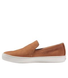 Women's Eco Bay Leather Slip-Ons | Sneakers & Shoes at L.L.Bean Comfortable Everyday Slip-on Sneakers, Brown Low-top Slip-ons With Contrast Sole, Everyday Suede Slip-ons With Textured Sole, Brown Low-top Slip-ons With Ortholite Insole, Brown Low-top Slip-ons With Rubber Sole, Brown Low-top Slip-ons For Everyday, Casual Slip-on Sneakers With Gum Sole, Brown Textured Sole Slip-on Sneakers, Casual Slip-ons With White Gum Sole