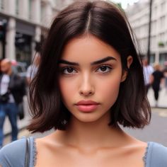 French Haircut, Brown Bob Hair, Bardot Hair, Short Brunette Hair, Brown Bob, Short Hair Waves, Brown Hair Inspo, Hair Inspiration Short, Happy Hair